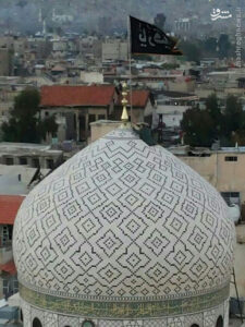 گنبد حرم مطهر حضرت رقیه سلام‌الله‌علیها