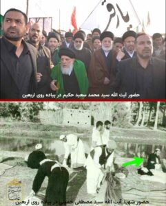 شرکت علماء در پیاده روی اربعین